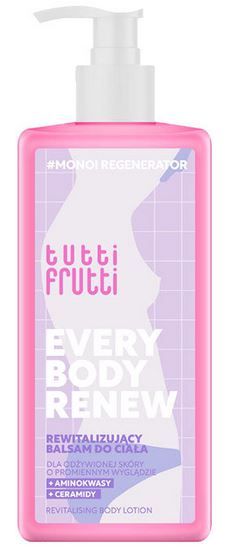 Tutti Frutti Every Body Renew atjaunojošais ķermeņa losjons Ķermeņa pieniņš un ķermeņa losjoni
