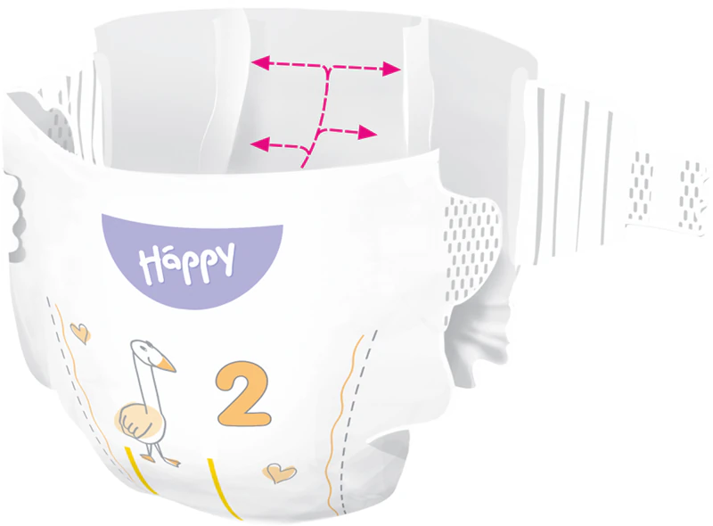 Fraldas descartáveis BELLA Baby Happy Soft&Delicate