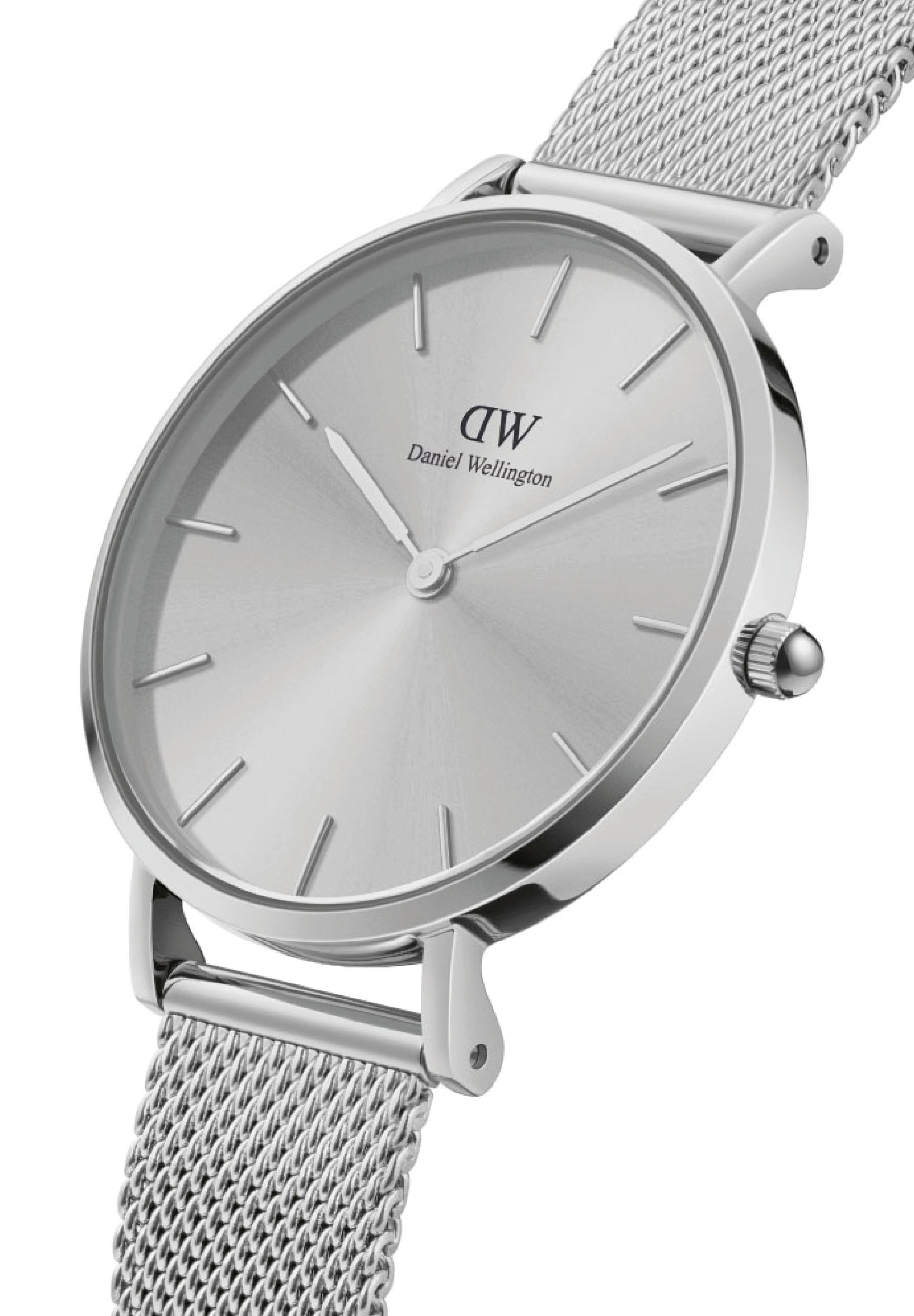 Daniel Wellington PETITE UNITONE, 28MM SILVER - Hodinky - stříbrné barvy