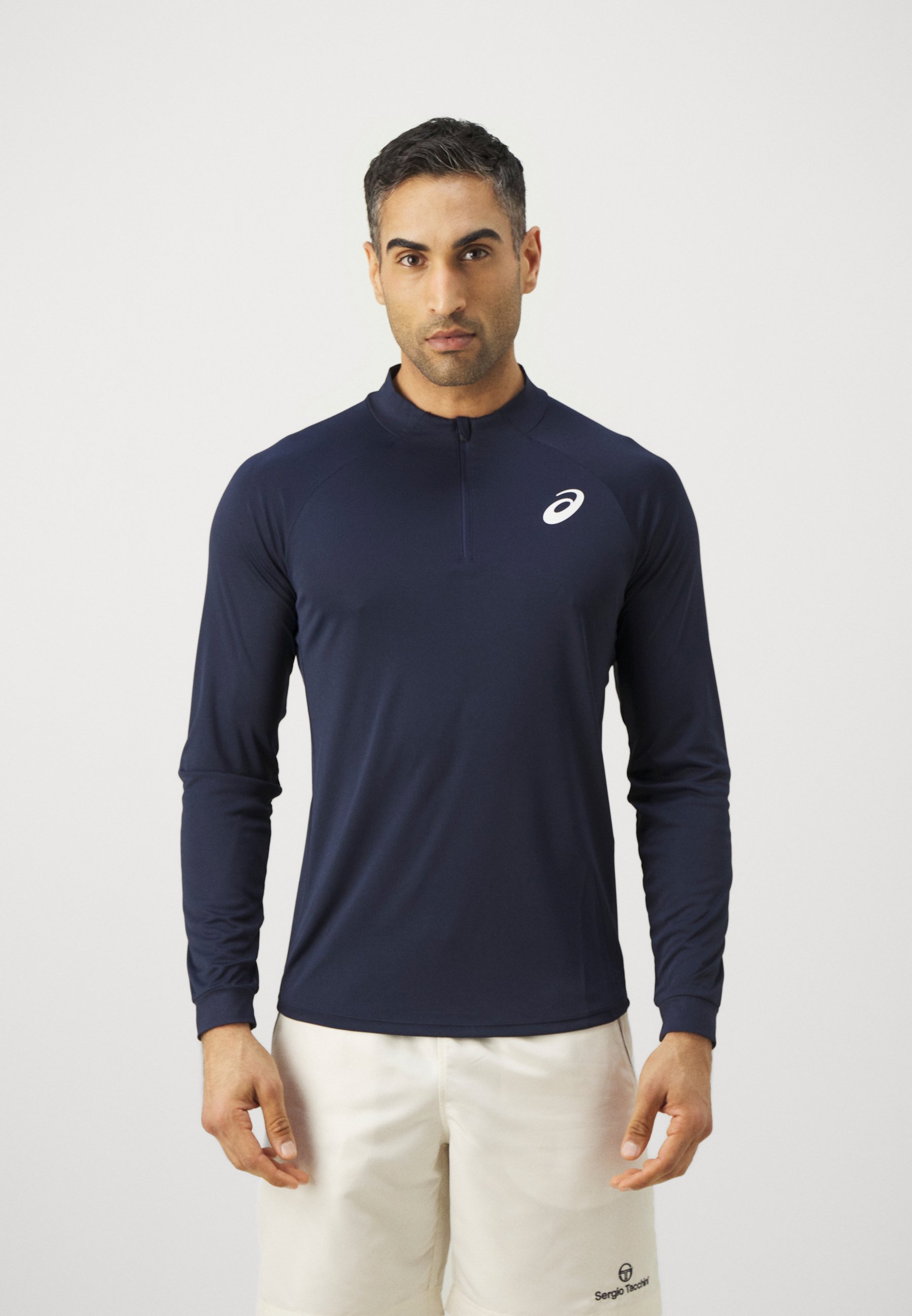 ASICS MATCH LS 1/2 ZIP - T-shirt sportiva - blu notte