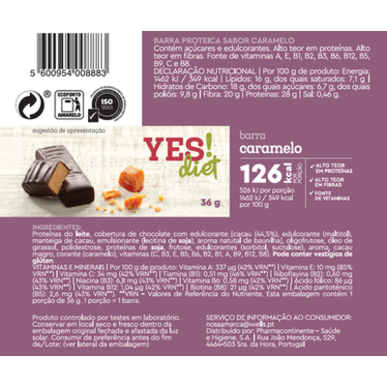 KYLLÄ!dieetti Caramelo Bar 36 gr 36 gr