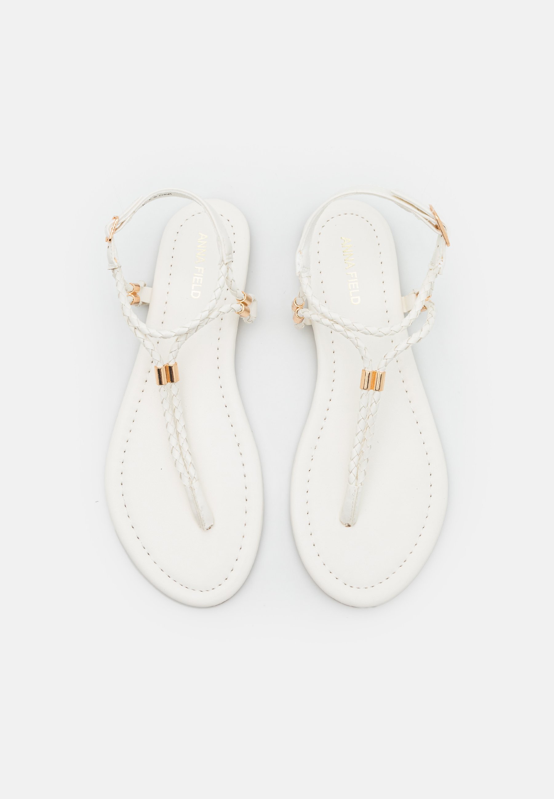 Anna Field T-bar sandalen - wit