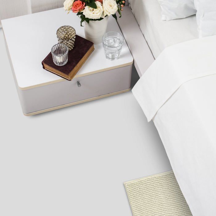 Expotop White Vinyl Flooring 100 x 200 cm