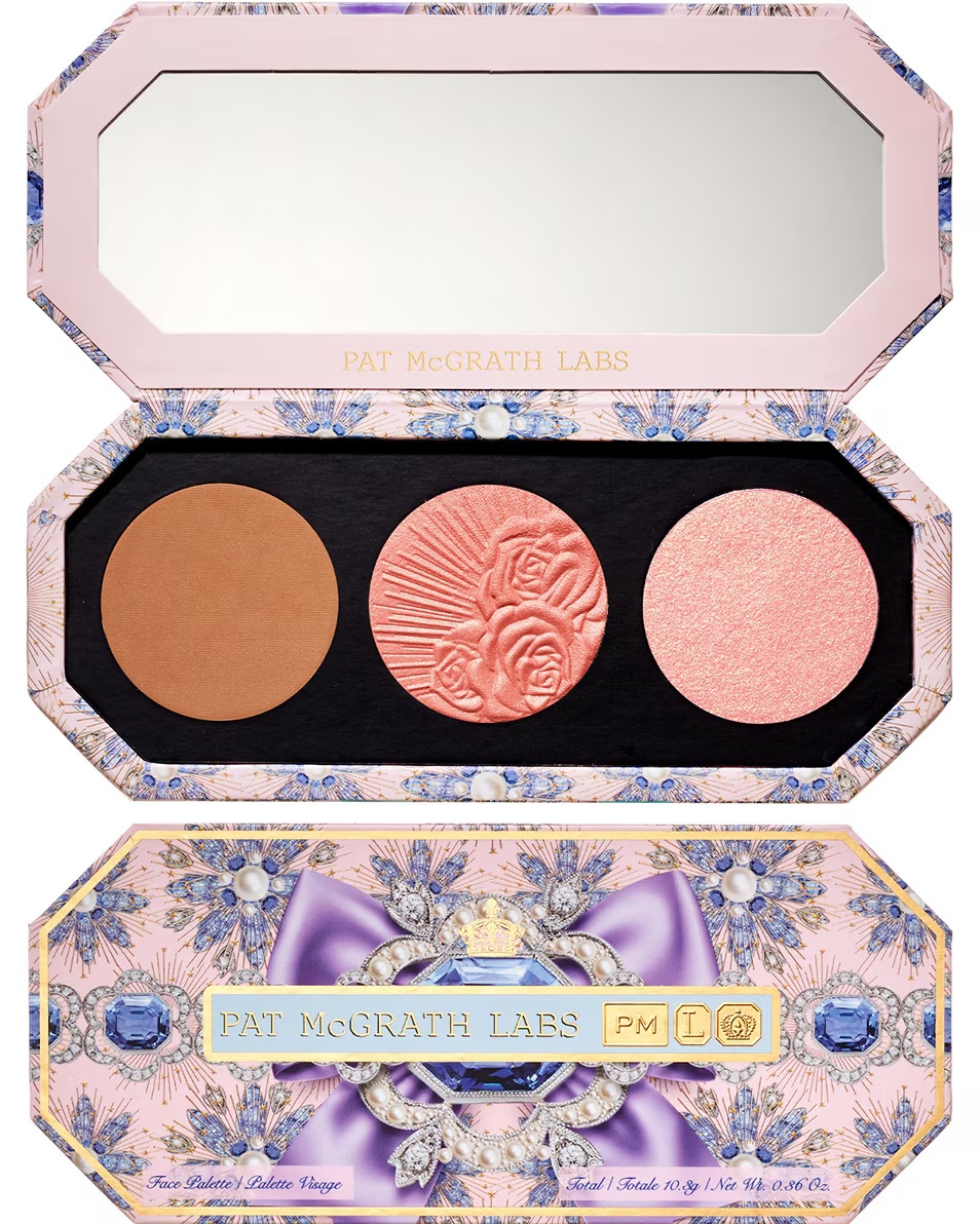 PAT MCGRATH Bijoux Brillance Collection DIVINE BRONZE BLUSH GLOW TRIO - NIRVANA IN BLOOM