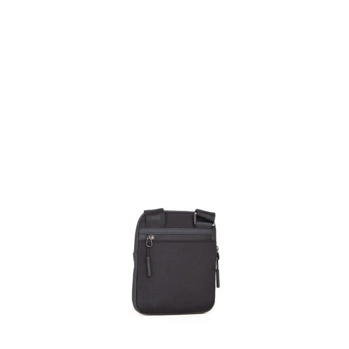 Bolso de hombro Valentino Tron para hombre, color negro (Nero)