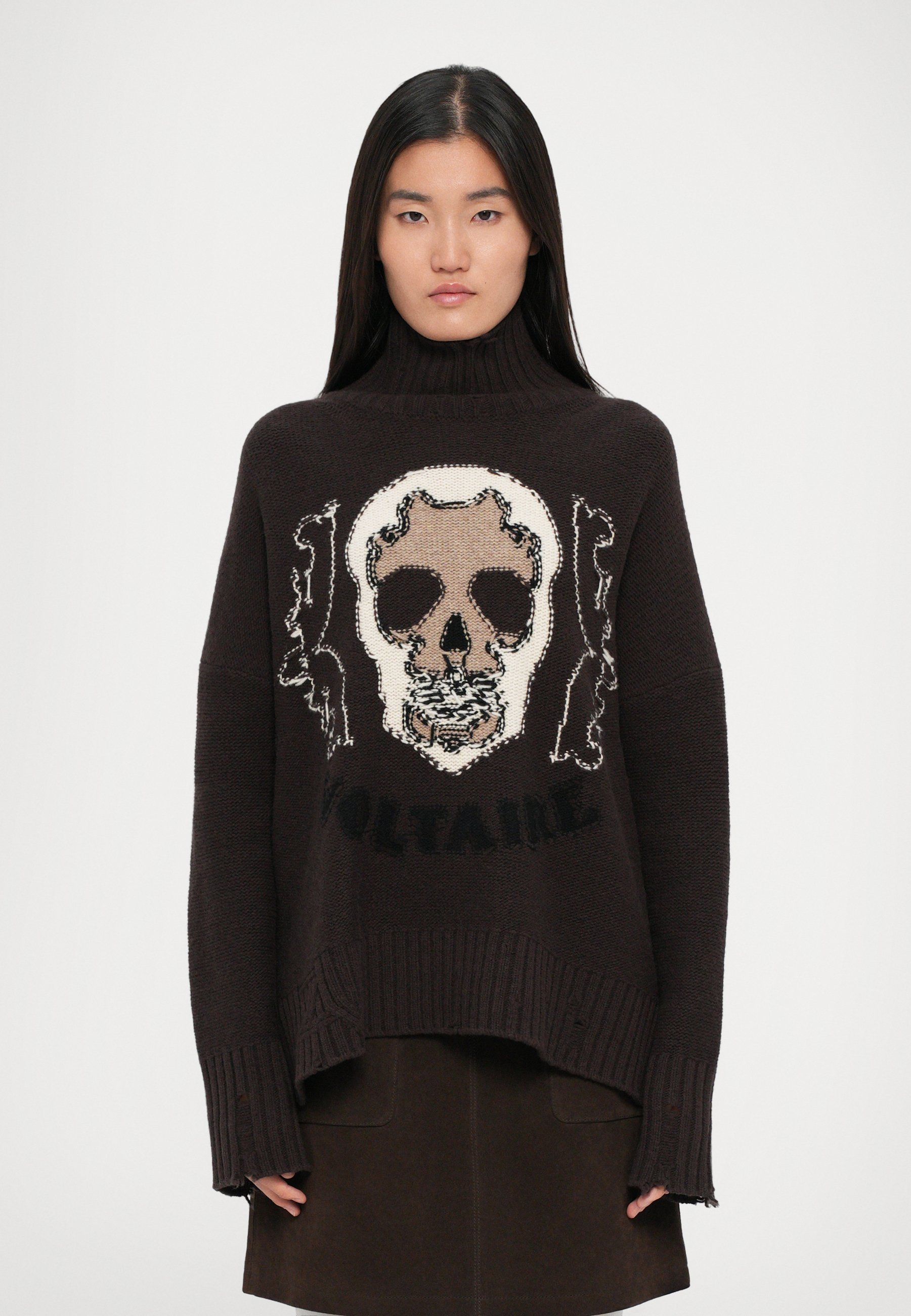 Zadig & Voltaire BLEEZA WESTERN - Trui - pure chocolade