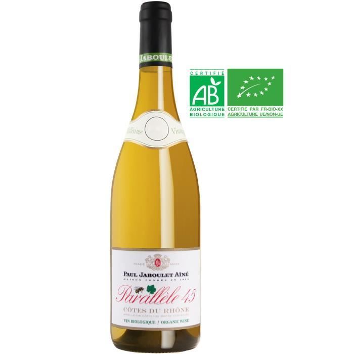 Maison Paul Jaboulet Ainé 2023 Côtes du Rhône - Vin blanc de la Vallée du Rhône - Bio