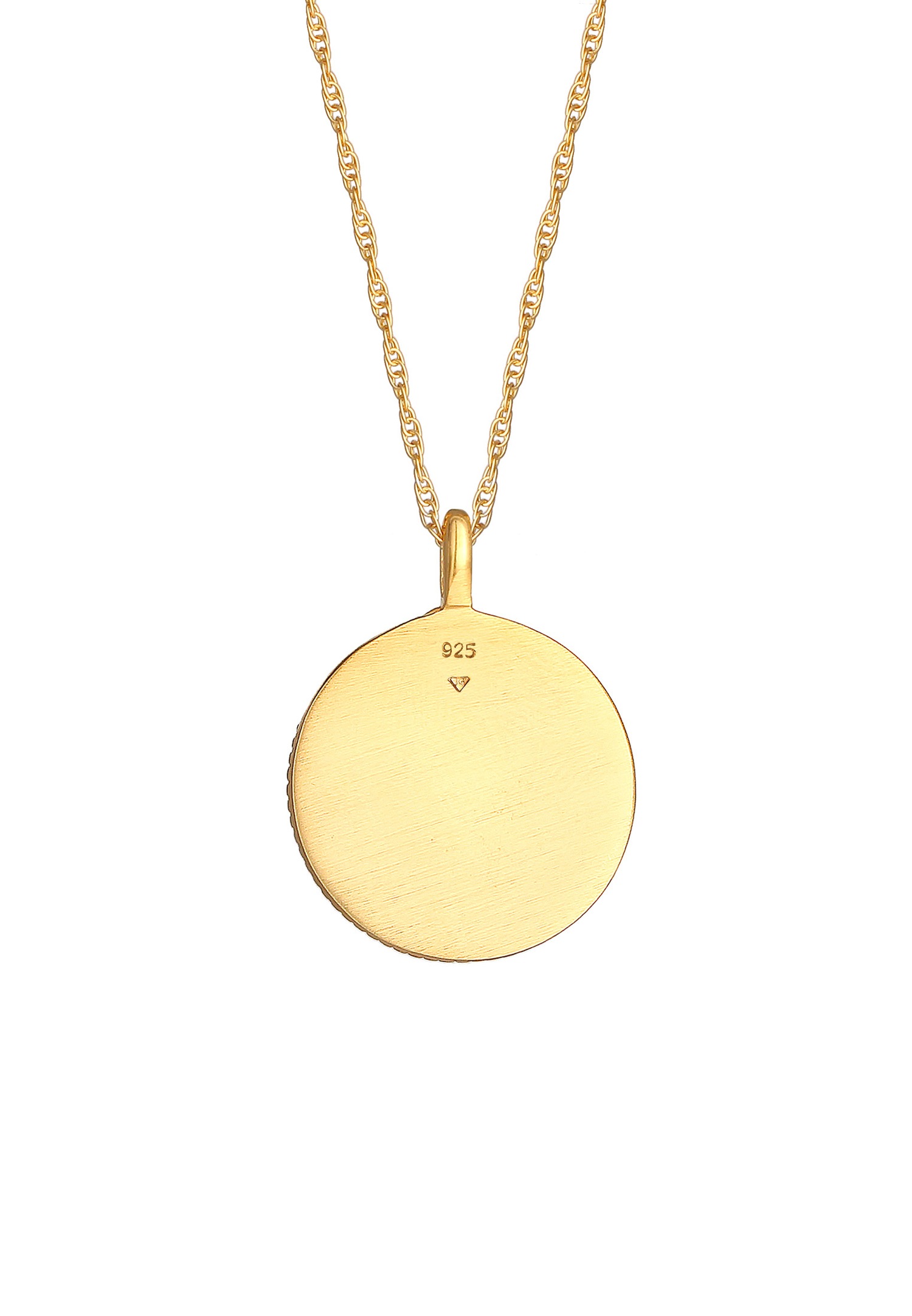 Elli Pièce de monnaie antique de zodiaque pour dames en argent sterling 925