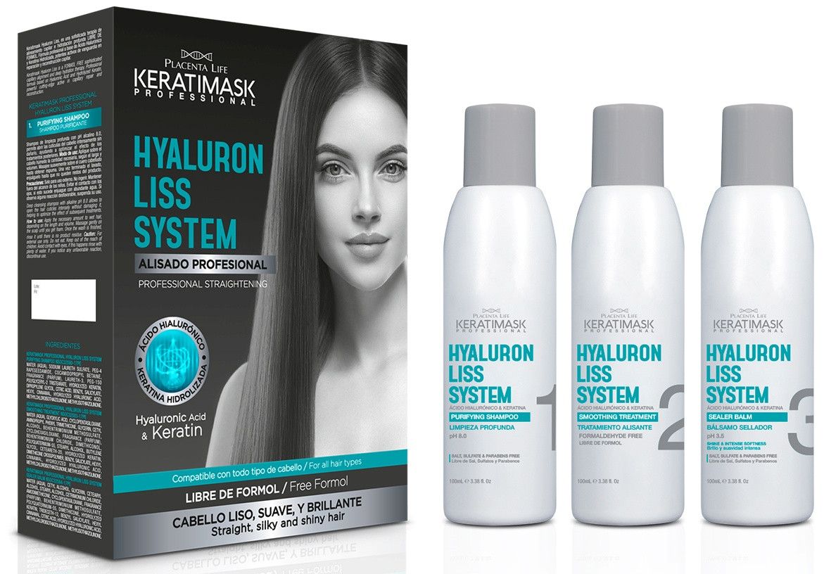 Hyaluron Liss System komplet za zaglađivanje kose Proizvodi za stiliziranje