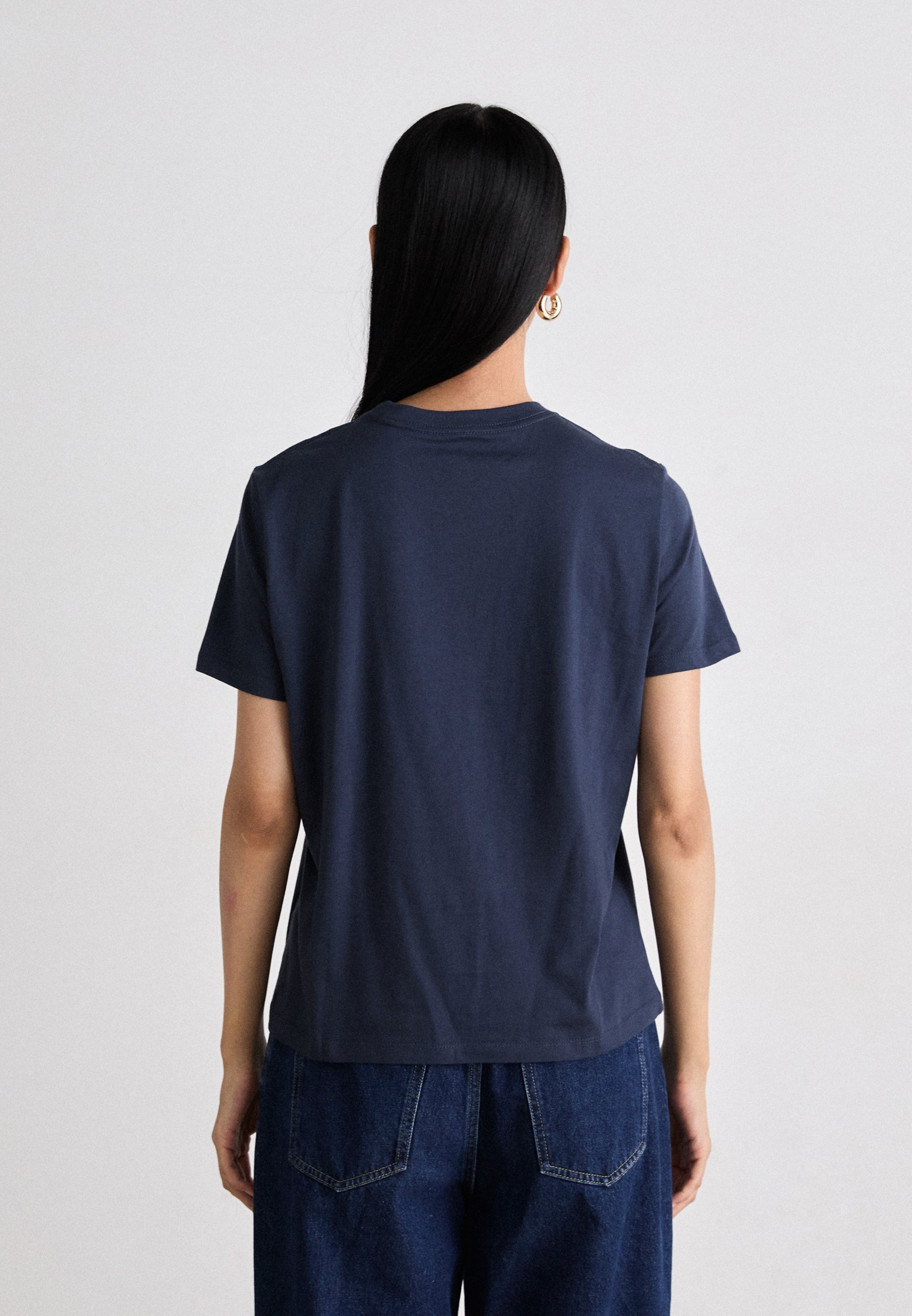 Calvin Klein Jeans CLASSIC FOIL MONOLOGO TEE - T-shirt met print - inktpot