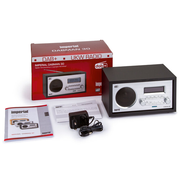 DAB+-Radio Dabman 30, zwart