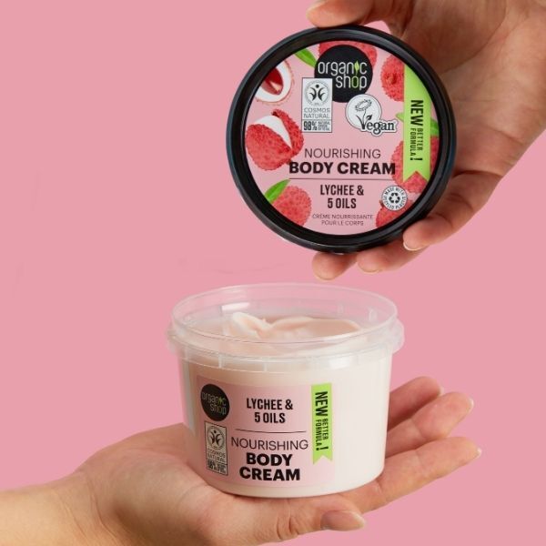 Organic Shop Nährende Körpercreme Litschi 250 ml