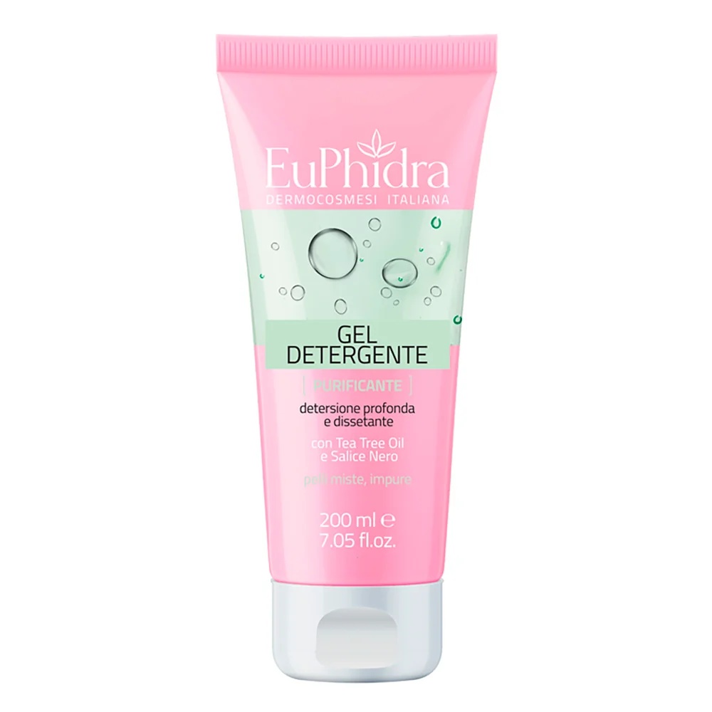 EUPHIDRA EuPhidra Reinigingsgel 200 ml Voor gecombineerde en onzuivere huid
