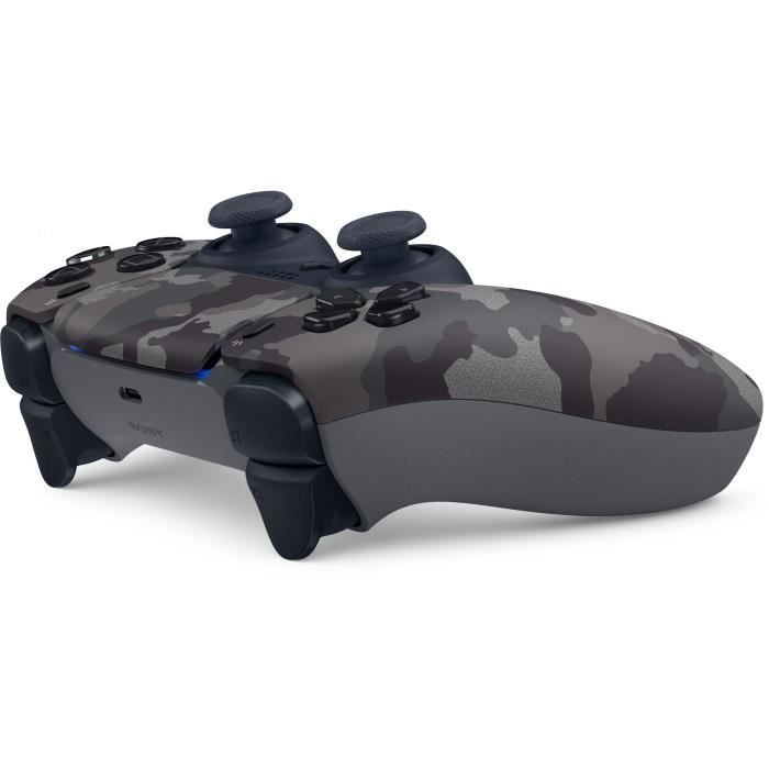 Controle sem fio DualSense™ - Camuflagem cinza | PS5 e PC