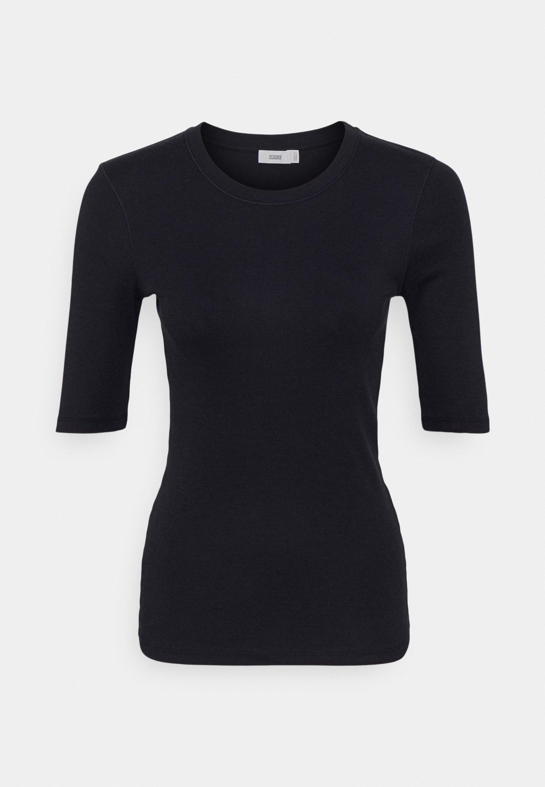 CLOSED CREW NECK SHORT SLEEVE - T-skjorte - dark night