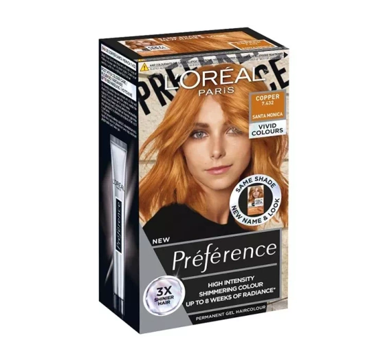 L'Oréal Paris Preference Vivid Colours farba do włosów 7.432 Copper
