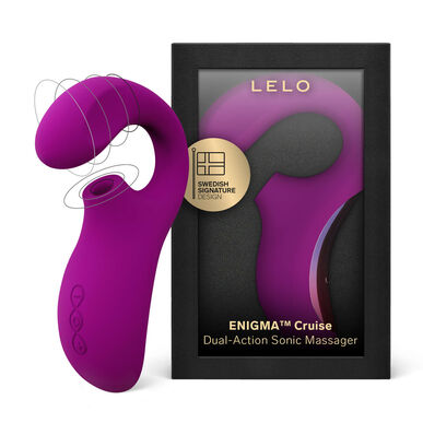 Lelo Duplo Enigma Cruise Deep Rose -stimulaattori 1 kpl