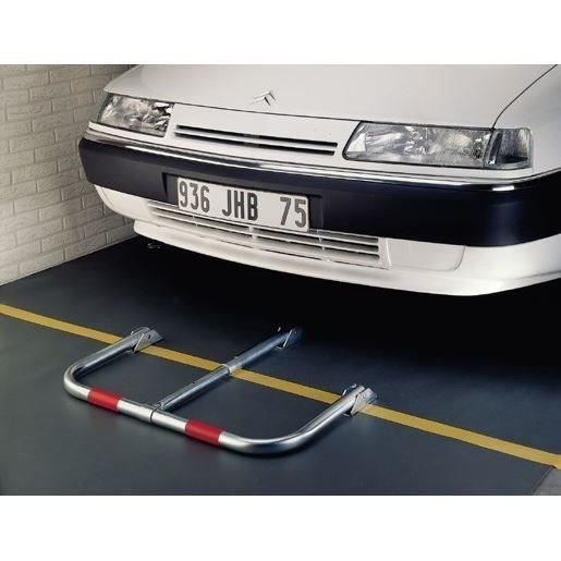 MOTTEZ Barrière parking rabattable fermeture cadenas