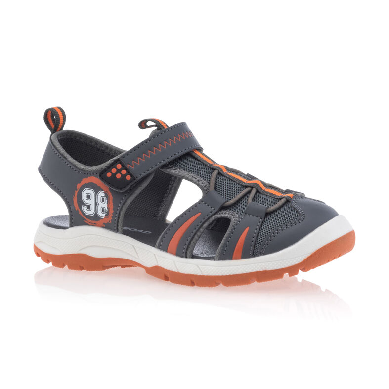 Sandalias grises para niño / Zapatos de punta abierta