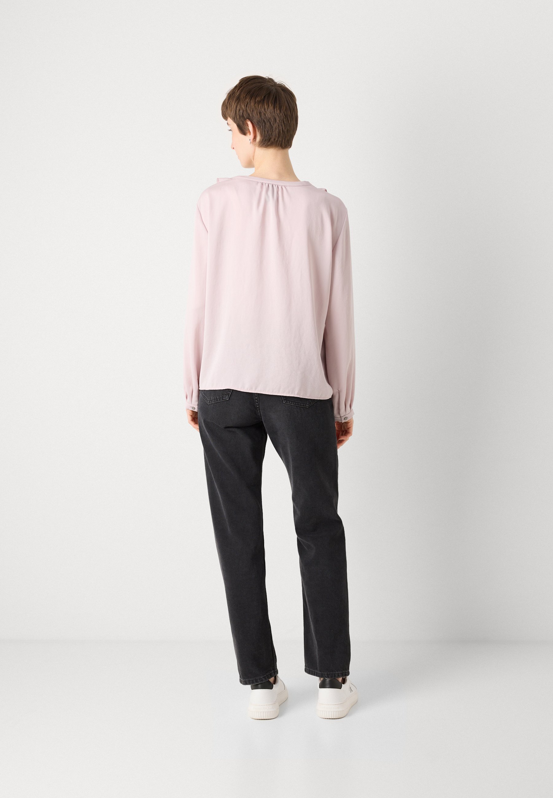 Marc Cain blouse - licht woestijntaupe