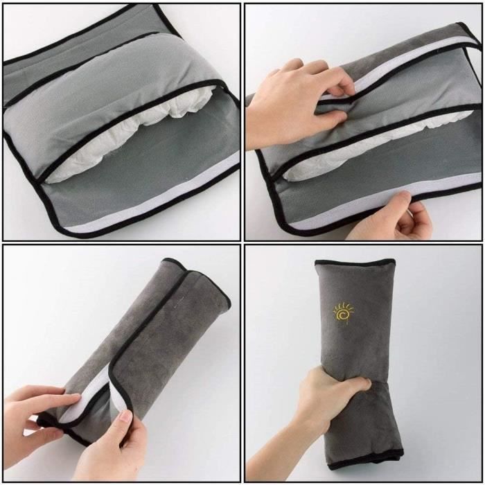 Protector de cinturón de seguridad para asiento de coche infantil, arnés de hombro para coche, cojín de cinturón de seguridad extraíble y lavable