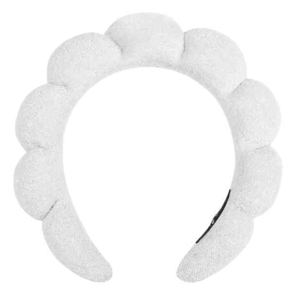 Luvyah Cosmetics Bubble Spa Haarband Frottee Weiß