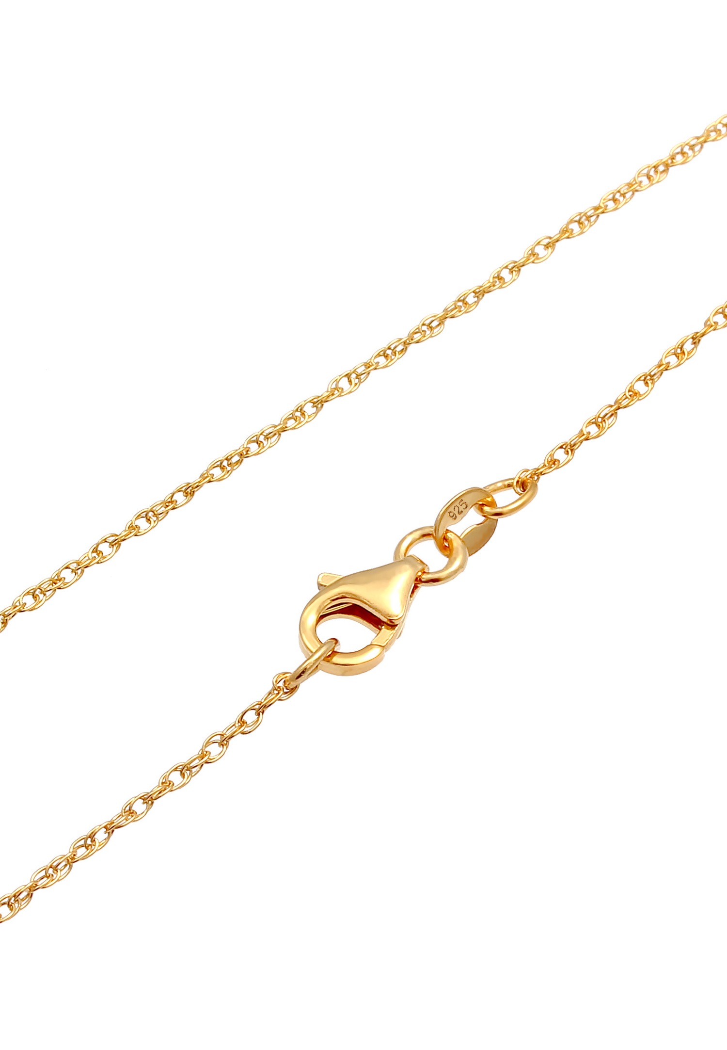Elli Pendentif pour dames en 925/1000 argent massif et plaqué or