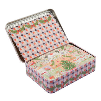 Darilni set Cath Kidston v pločevinki s kremo za roke in ustnice 50 ml 10 ml 50 ml 10 ml