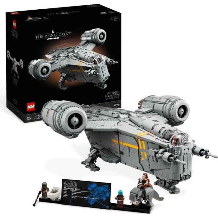 LEGO Star Wars 75331 Razor Crest, Maquette Vaisseau Spatial, Le Mandalorien, Collection UCS