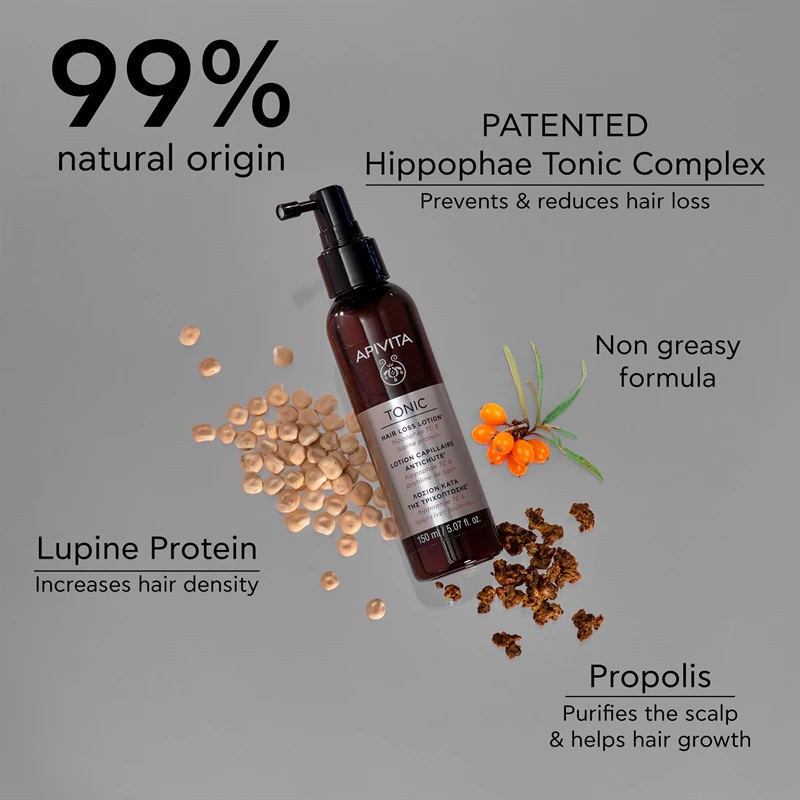 Apivita Tonic Hair Loss Lotion sprej proti vypadávaniu vlasov