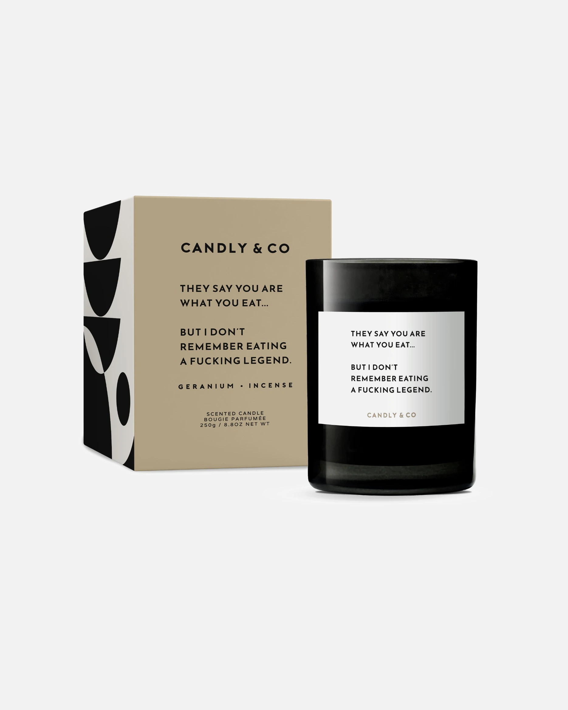 Candly&Co Bougie No. 1 “They say you are what youeat”