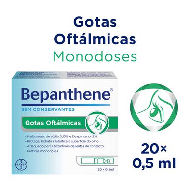 Bepanthene Gotas Oftálmicas Bepanthene      20 unidades 20 unidades