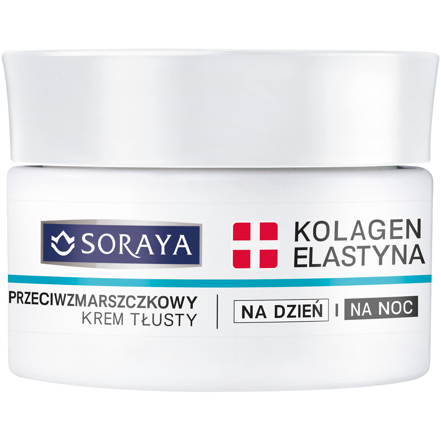 Soraya Hydratačný krém na tvár proti vráskam pre suchú pleť na deň a noc s vitamínom ACE 50 ml Kolagén + elastín