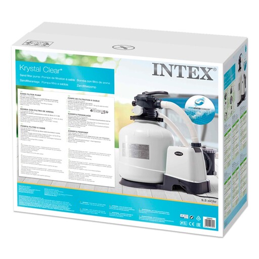 Depuradora De Arena Intex Krystal Clear 12.000 Litros/hora 0,75hp
