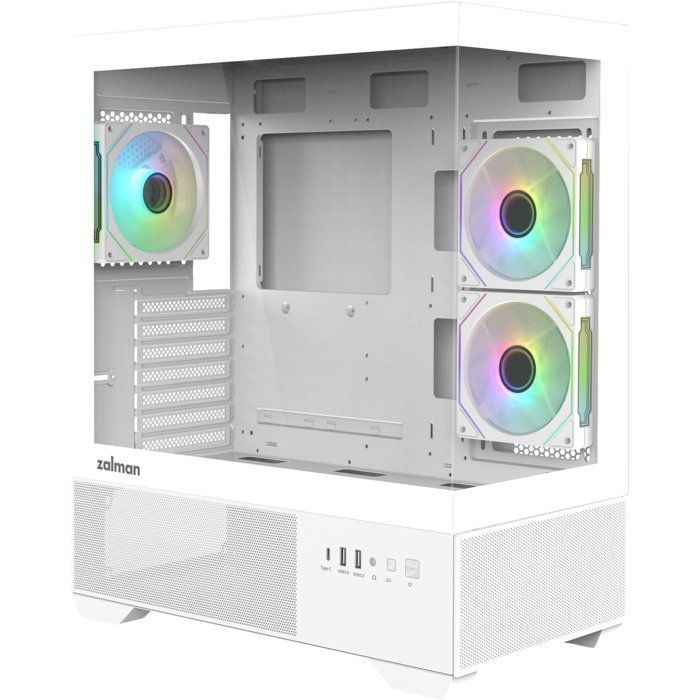 PC-behuizing (zonder voeding) - ZALMAN CHRONIX V2 - ZM-CHROV2WH - Mid-tower - ATX-vormfactor - Wit