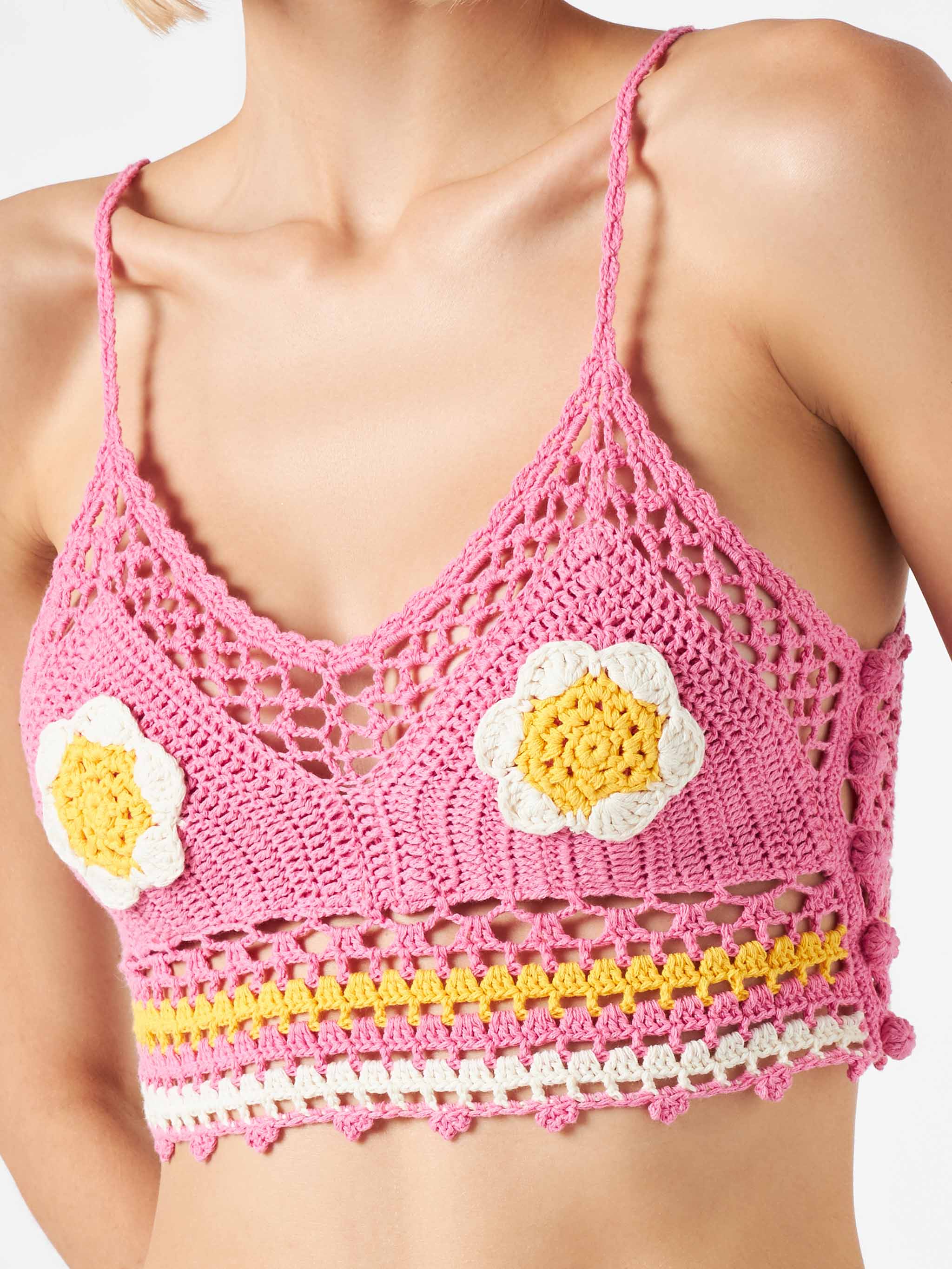 Top de crochê Daisy
