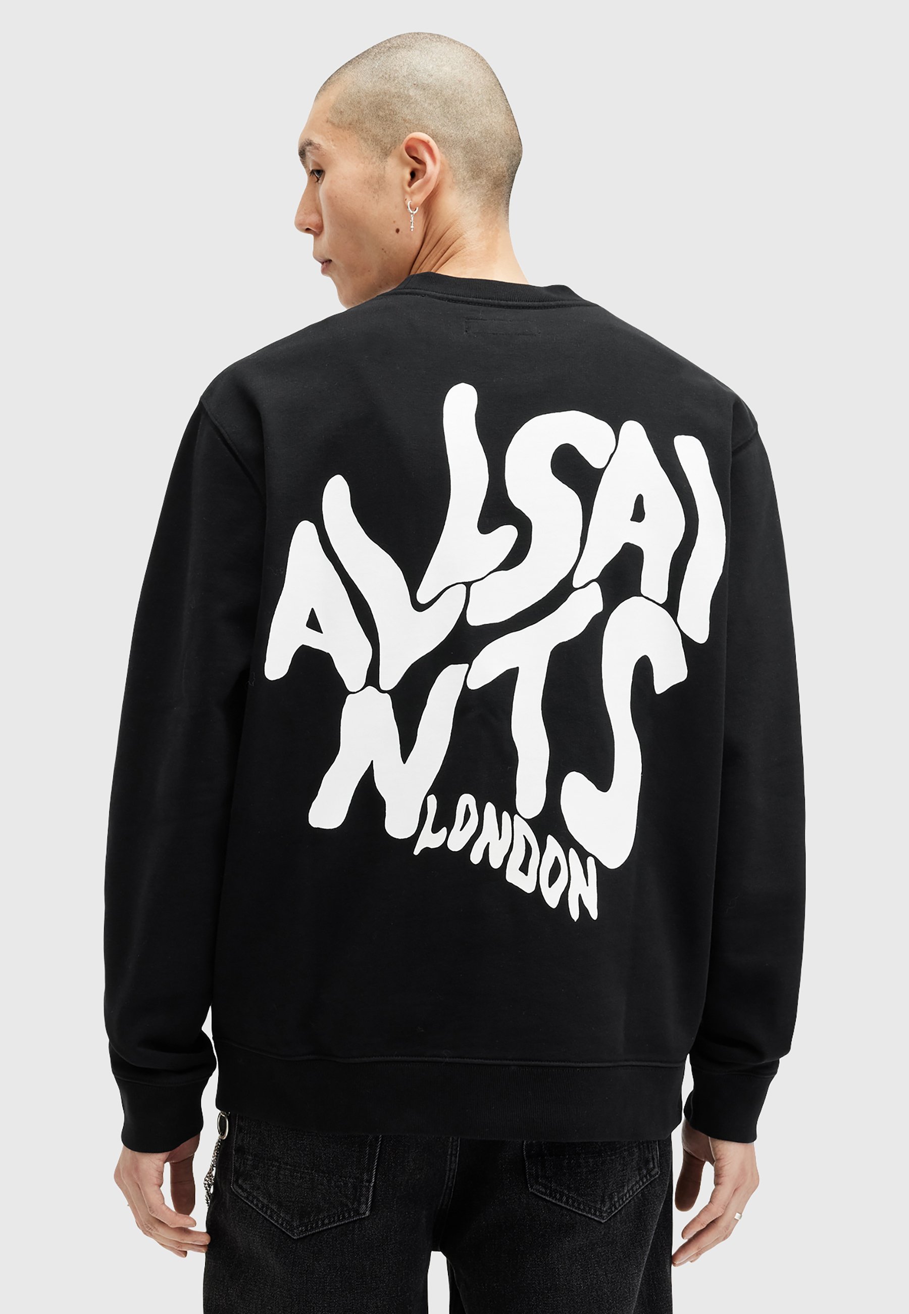 AllSaints ORLANDO CREW - Sweatshirt - zwart