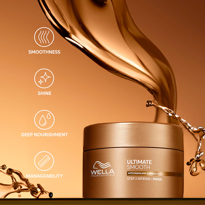 Máscara capilar hidratante e nutritiva Wella Professionals Ultimate Smooth Mask