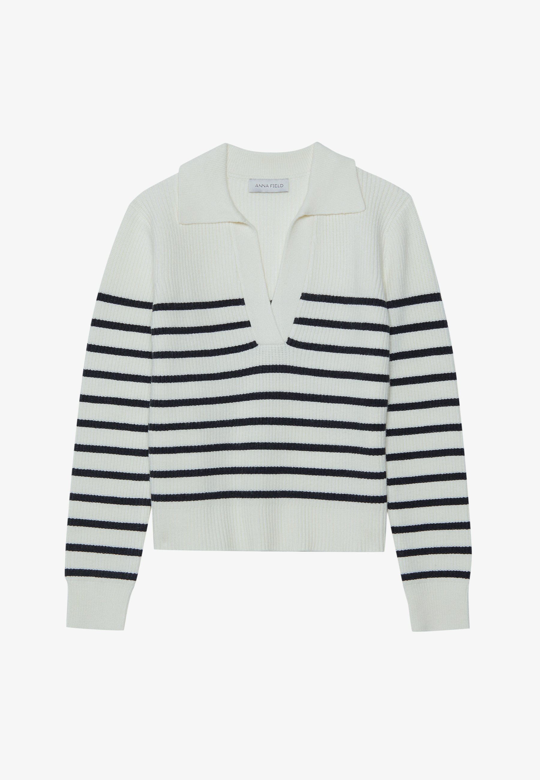 Anna Field Pullover - cremeweiß/schwarz