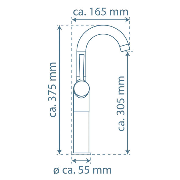 Washbasin tap, CORNWALL, chrome