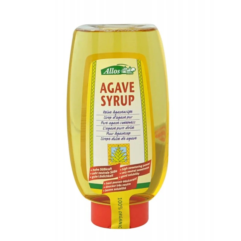 Allos Agave sap met biologische zoetstof, knijpfles van 500 ml