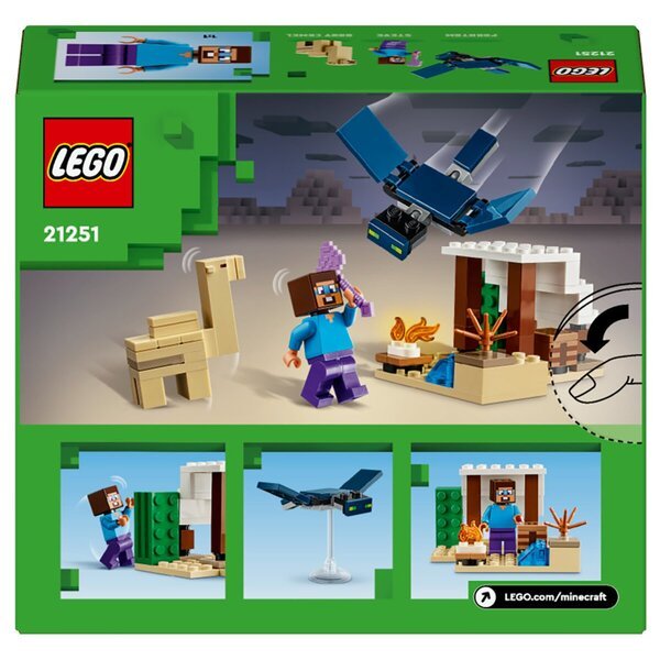 LEGO Minecraft 21251 Stevova puščavska ekspedicija