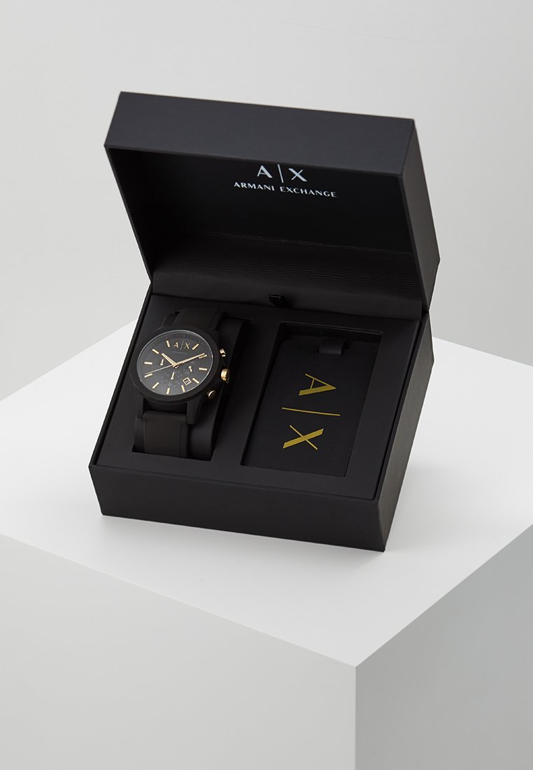 Hodinky Armani Exchange Chronograph - černá