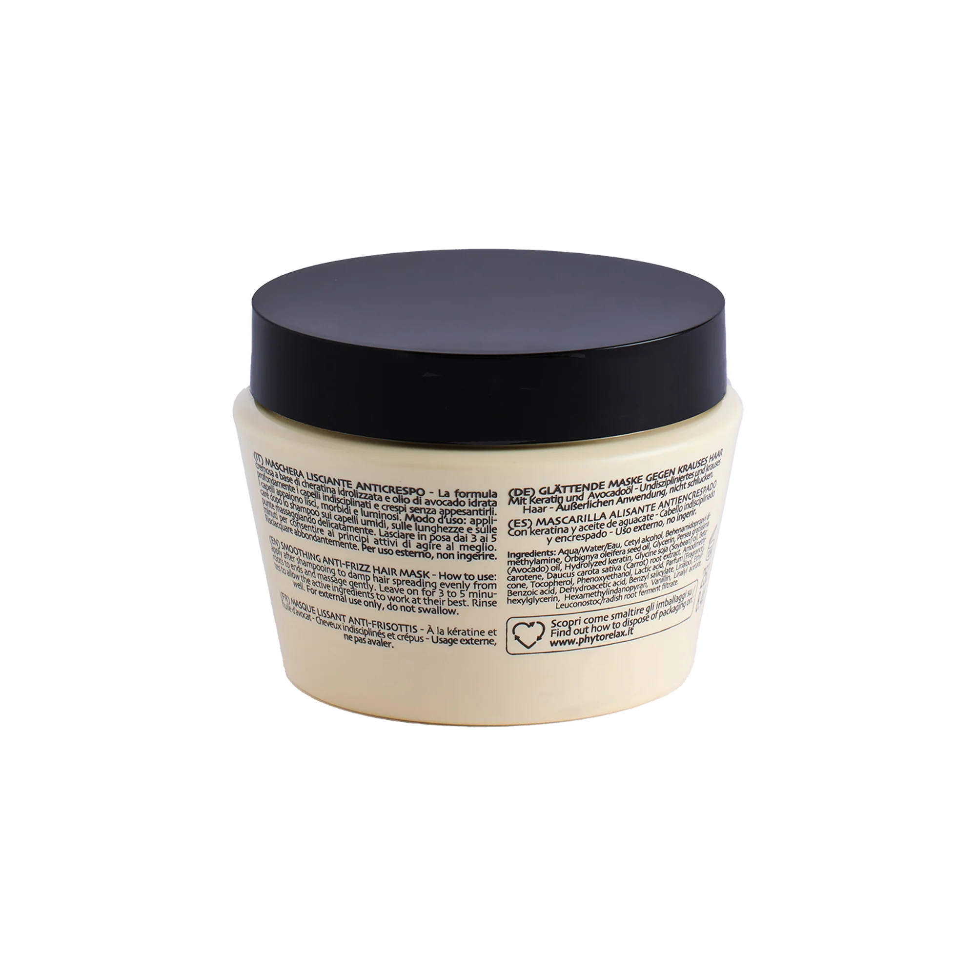 Keratin Liss Maschera Lisciante Anticrespo - Maschera Lisciante Capelli, Maschera Disciplinante/Anticrespo Capelli