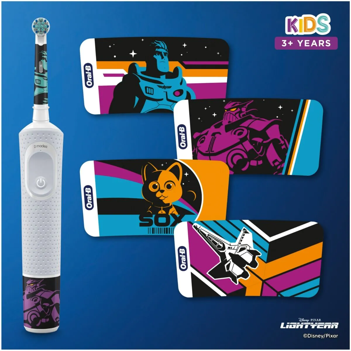 Oral-B Kid 3+ Lightyear Zestaw (szczoteczka elektryczna + etui podróżne)