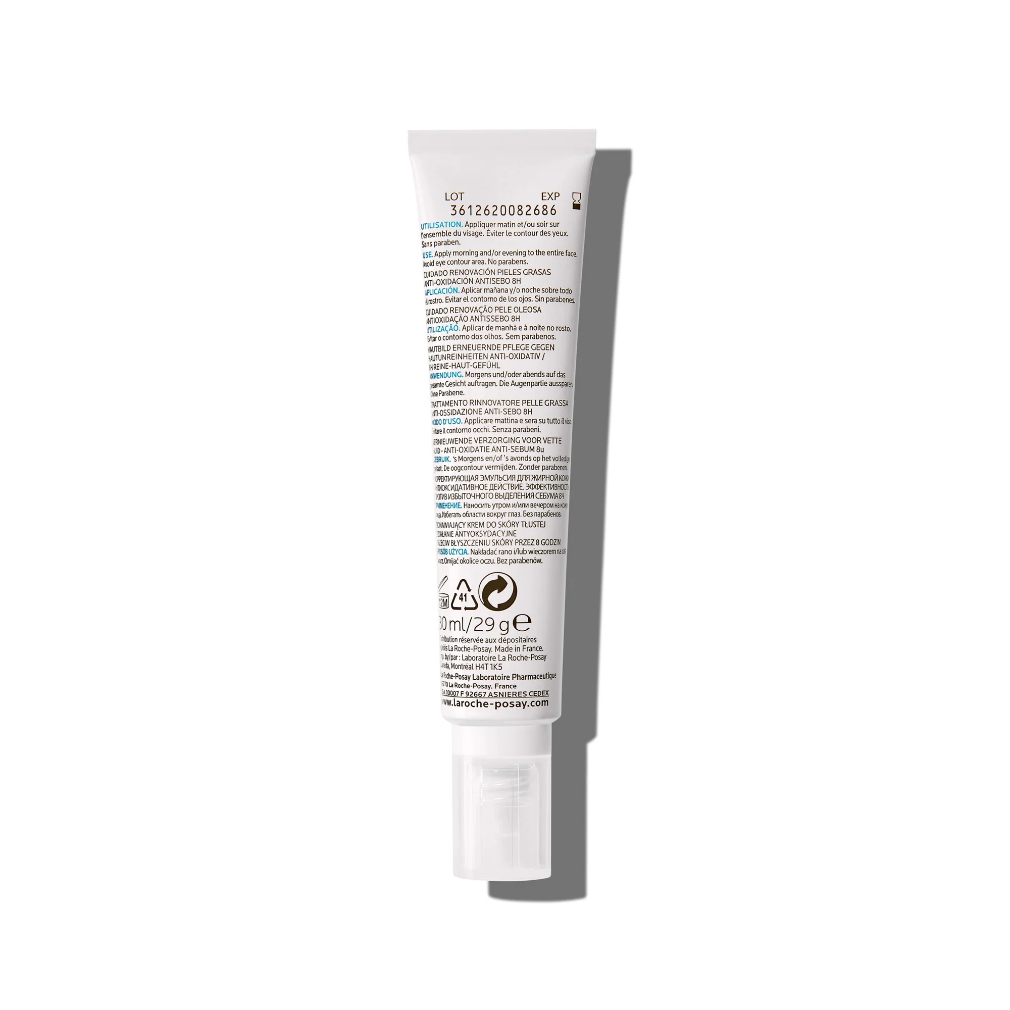 LA ROCHE POSAY La Roche Posay Effaclar K+ 40 ml Regenerierende Pflege für fettige Haut Fettige oder unreine Haut