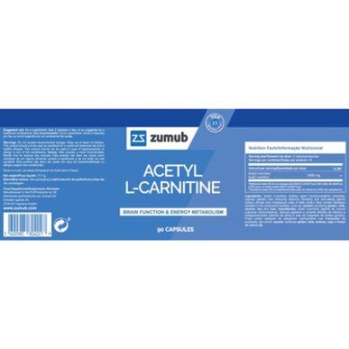 Zumub Acetyl L-karnitin 90 kapslí