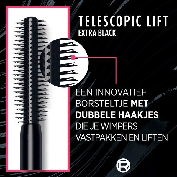 L'Oréal Paris Telescopic Lift црна водоотпорна маскара<br>9,9ml