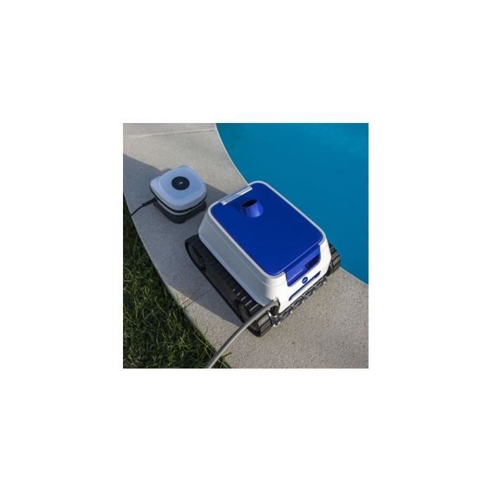 GRE - ER230 Zwembadrobot - Reinigt de bodem, wanden en waterlijn - Voor ingegraven of opbouwzwembaden met vaste wanden tot 9x4 meter - Batterijduur van 2 uur