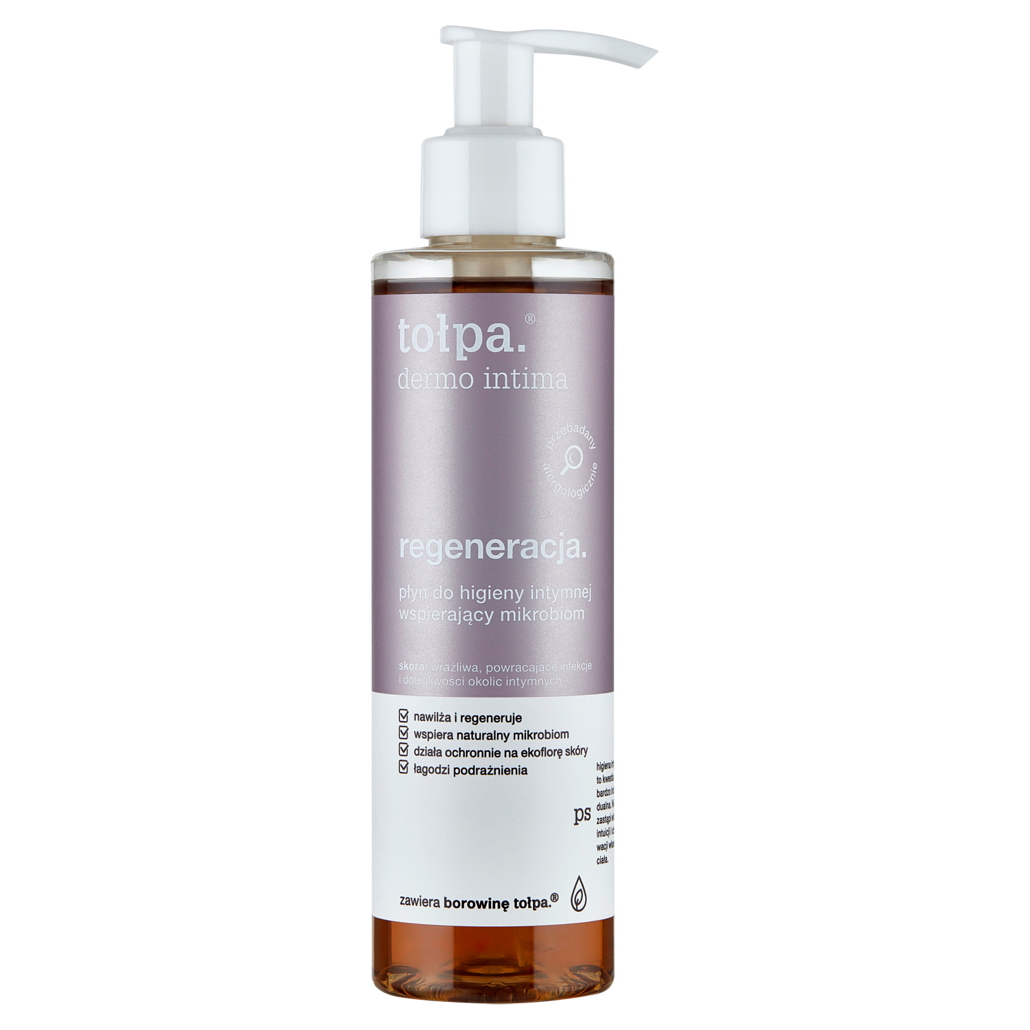 Tołpa regenerating intimate hygiene fluid 195ml Dermo Intima